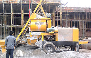 Combine concrete mixer with pump - An all new designed machine