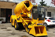 Self-loading Mobile Concrete Mixer