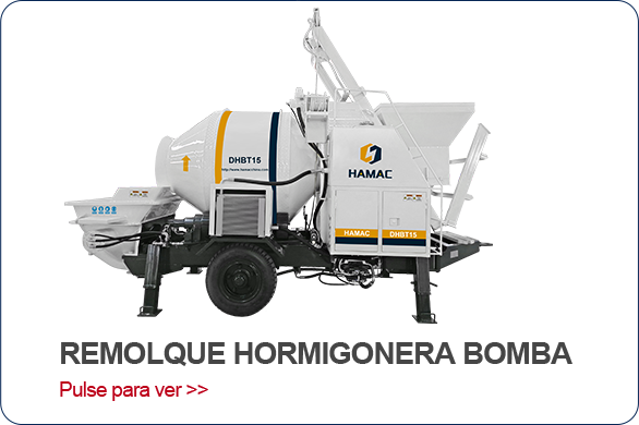 BOMBA MEZCLADORA DE CONCRETO PARA REMOLQUE