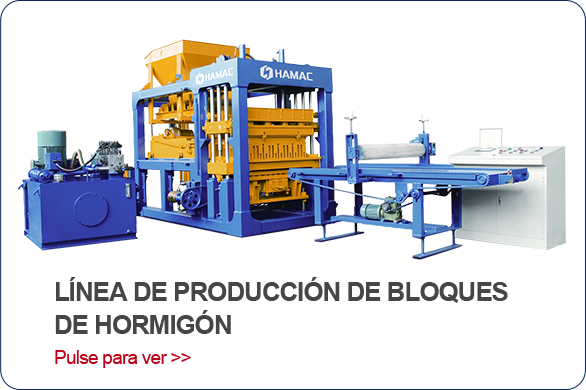 LÍNEA DE PRODUCCIÓN DE BLOQUES DE HORMIGÓN