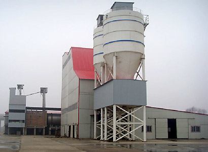 Plant type dry mortar product line