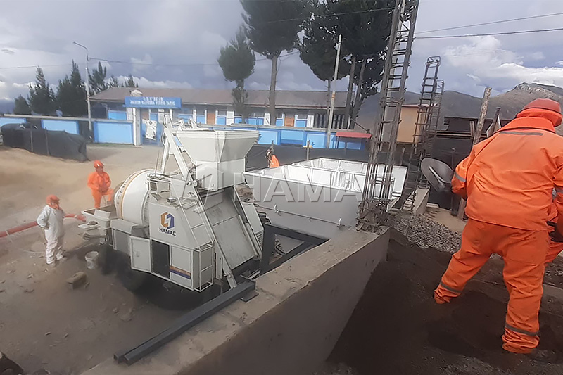 Hormigonera con bomba DHBT15