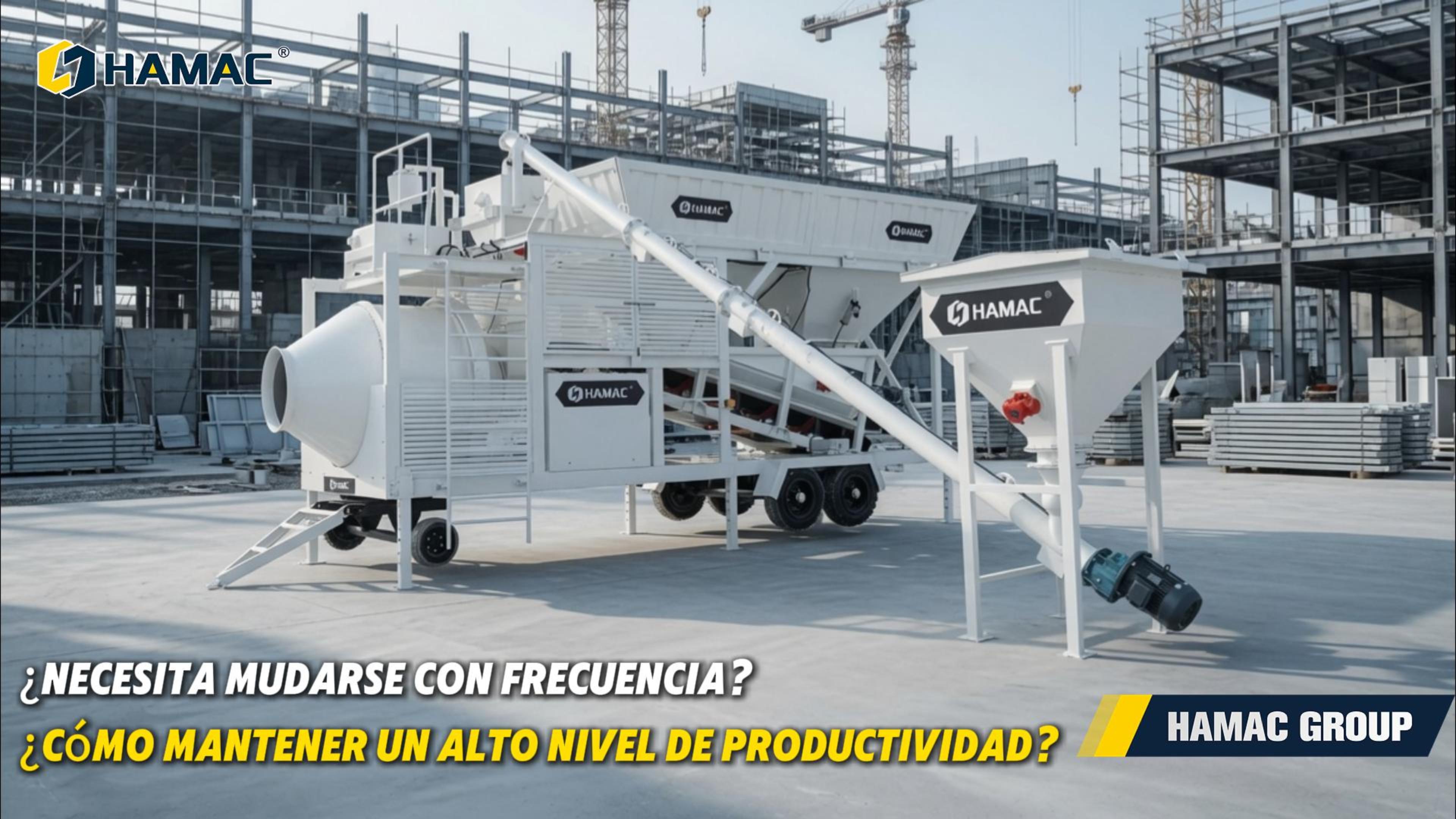 Ingeniería para la agilidad: Mantener la producción de hormigón durante los frecuentes traslados d