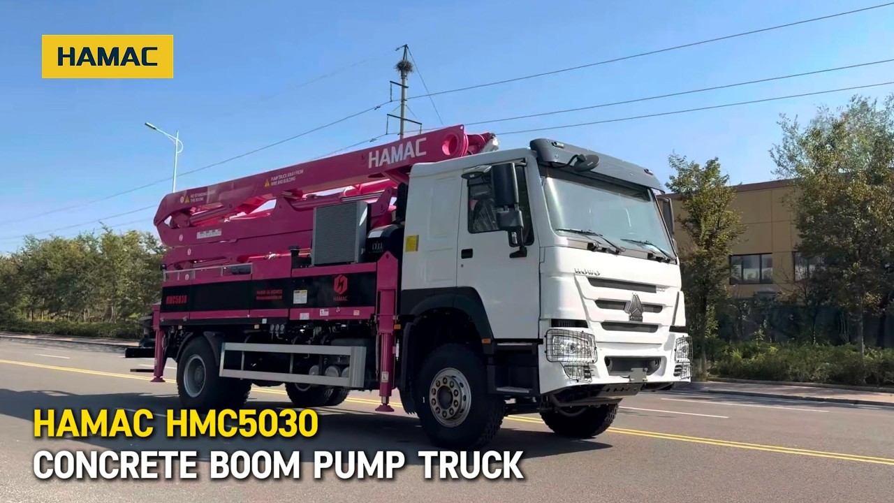 Bomba de Concreto Pluma sobre Camión HAMAC HMC5030